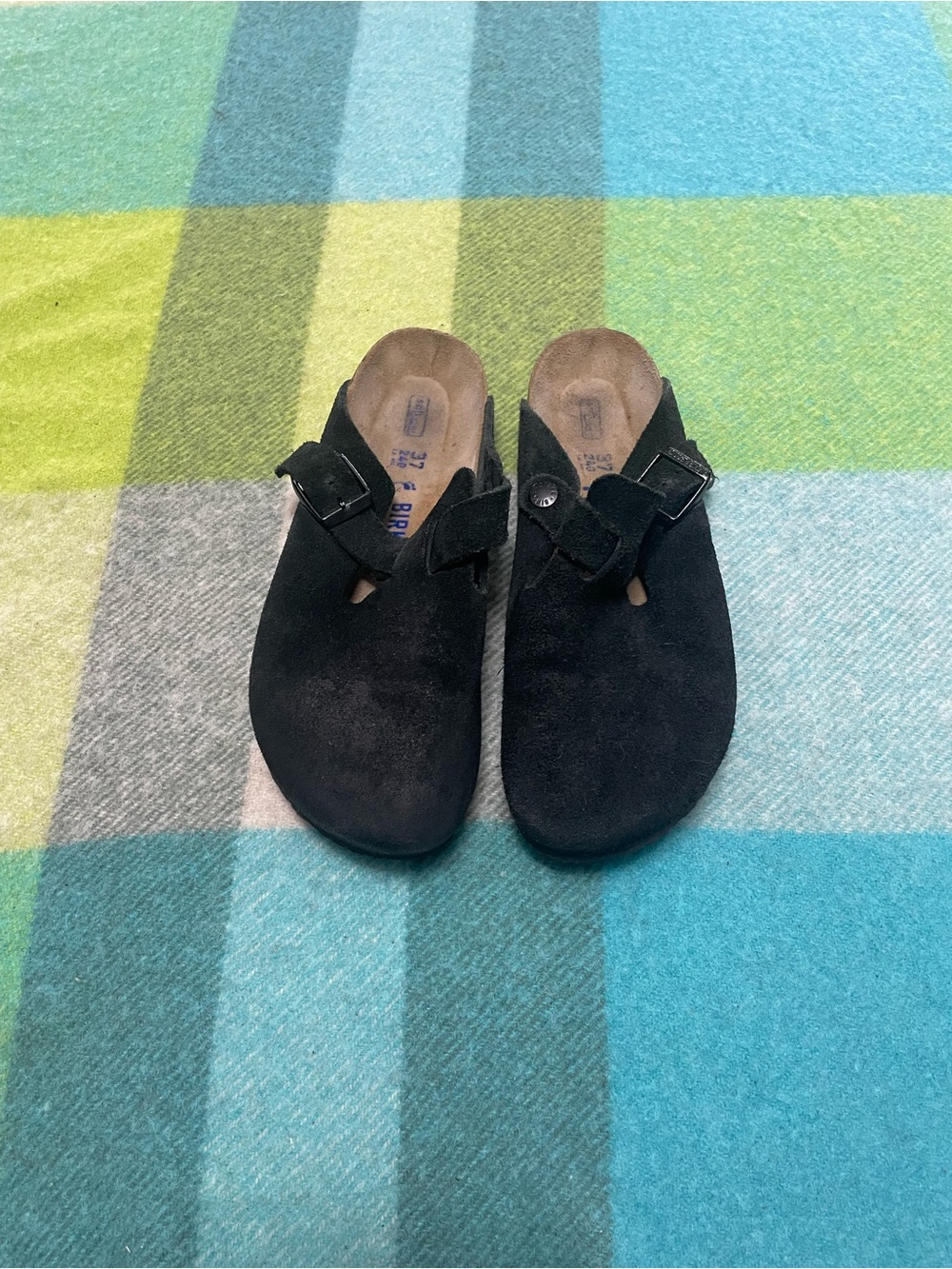 Birkenstock Boston Black Suede Clogs #birkenstock #comfort